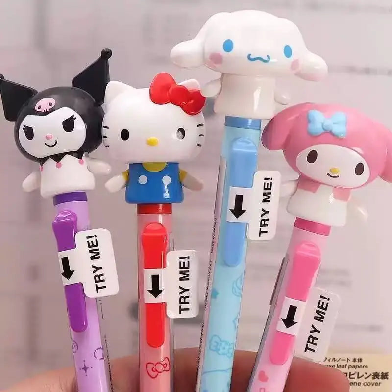 Sanrio Cartoon Peripheral Ballpoint Pen, Cute and Creative Cartoon Design, Suitable for Back to School Season Essential