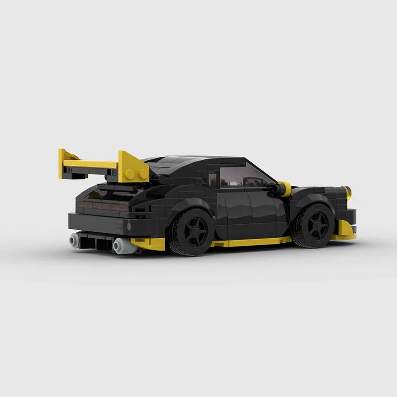 MOC Car Speed RX7 AE86 Chiron R8 Creative Racing Vehicle Model Building Block Super Race brick City Rally Sport Toy Technical