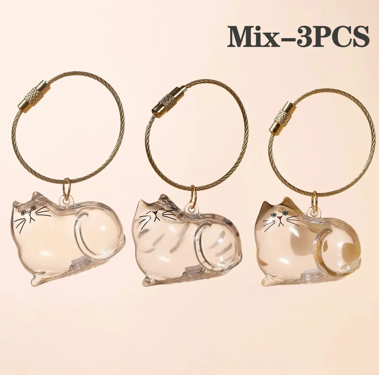 Pet Hair Memorial Keepsake Box & Bottle - Transparent Storage Container for Cat Fur, DIY Decor Gift for Pet Lovers Home Display