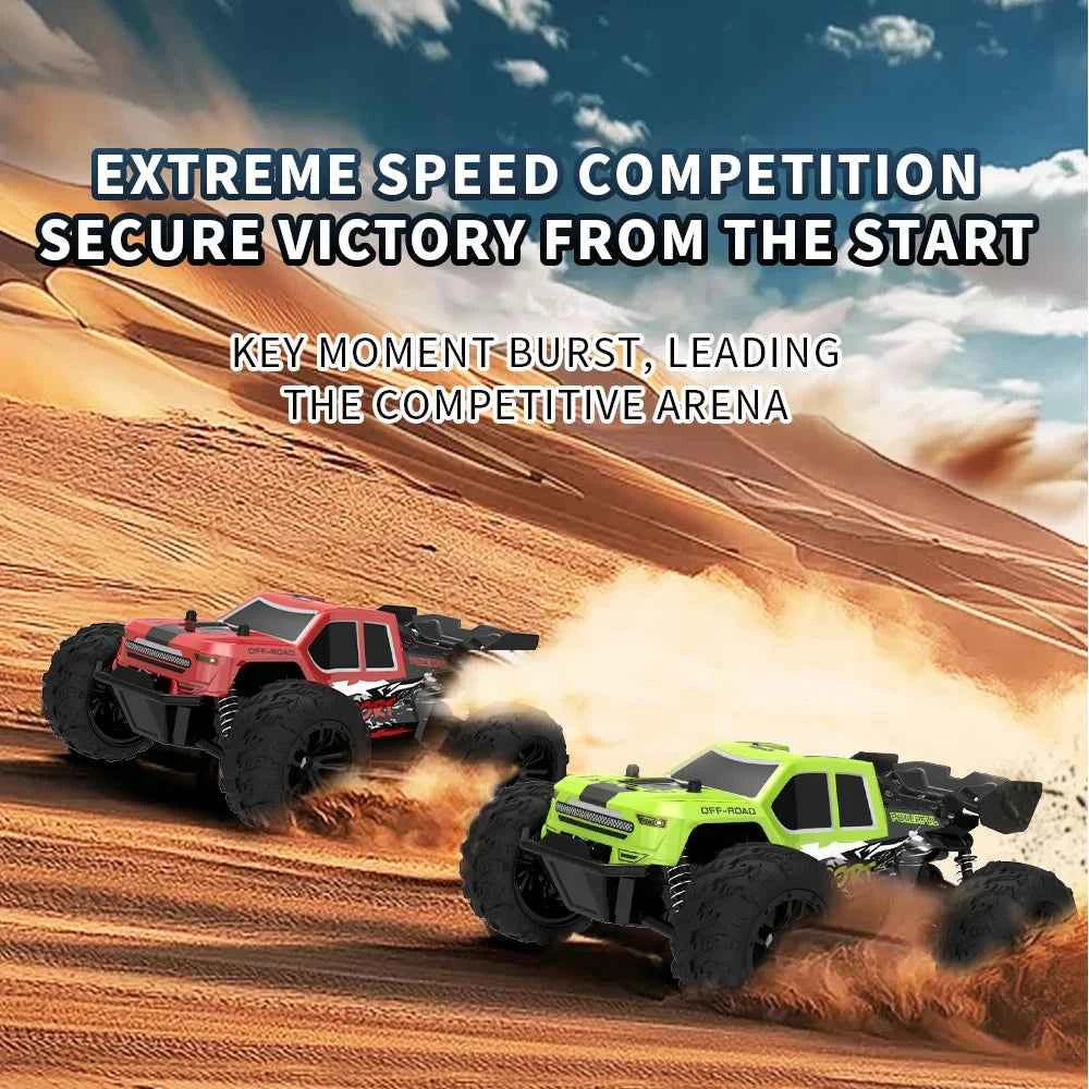 Rc Car High Speed with Light 2.4G Remote Control Racing Car Vehicle Truck 20KM/H Off-Road Climbing RC Toys for Kids Gift