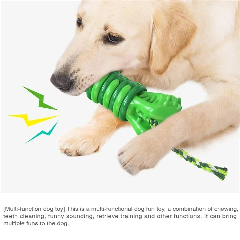 Large Breed Dog Toys for Aggressive Chewers - Almost Indestructible Interactive Squeaky Giggle Chew Toy Long Lasting Tough Pet P