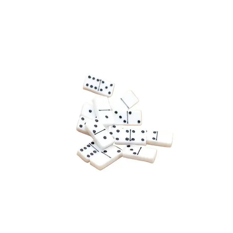 1 Set 1:12 Dollhouse Accessories Miniature Domino Model Building Learning Educational Toy Dot Dominoes Board Game
