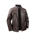 Men's Jackets Men Leather Jacket Motorcycle Coats Outwear Fashion Brand Male Pu Slim Fit Leather Jackets Mens Blazer Clothes