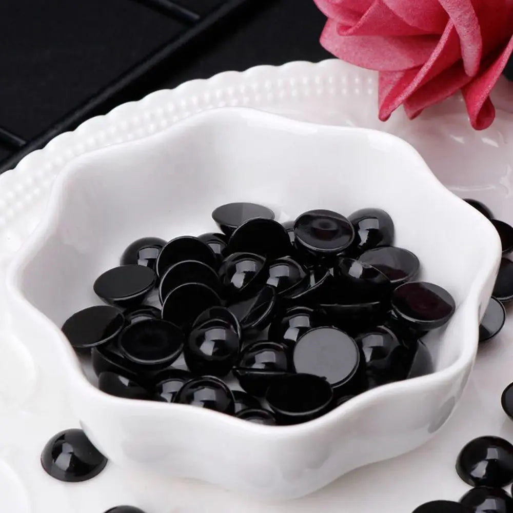 100 Pcs Black Plastic Safety Eyes For Bears Needle Felting Animals Puppet Crafts making Kids DIY Plush toy Dolls Accessories