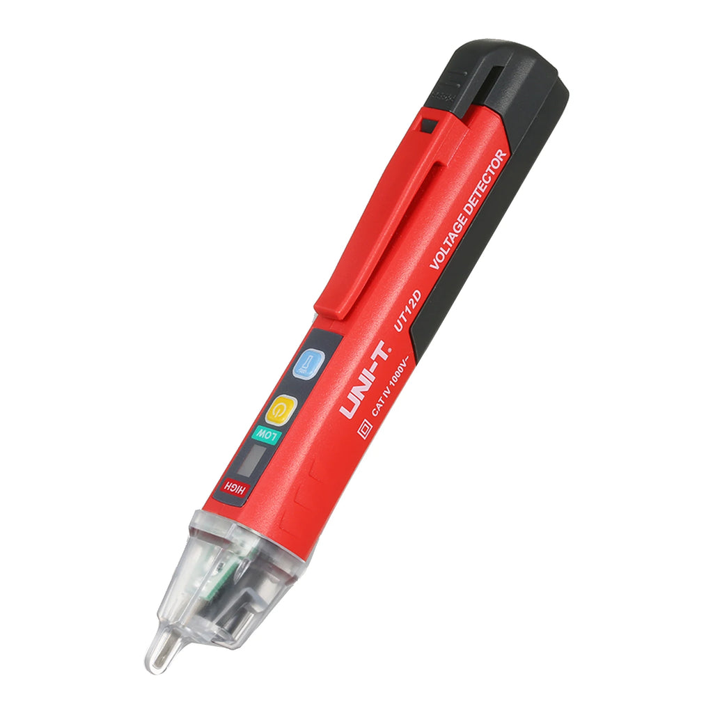 UNI-T AC Voltage Detector UT12D Non Contact Voltage Tester 12V-1000V Contactless Electric Tester Pen Power Sensor LED