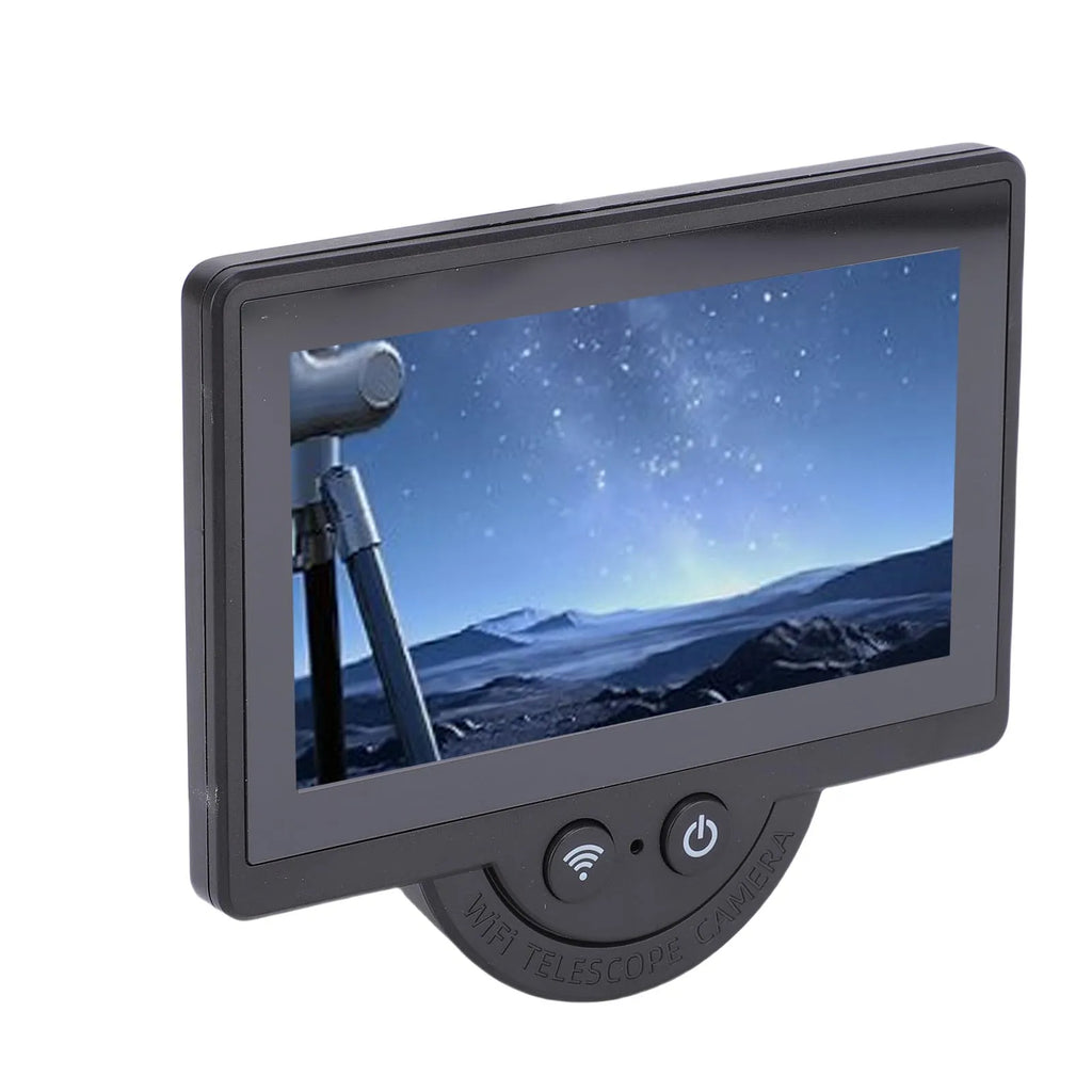 4.3 Inch Screen Digital Telescope Eyepiece Camera WiFi Electronic Eyepiece Camera Recording Via App for 26mm to 47mm Telescopes