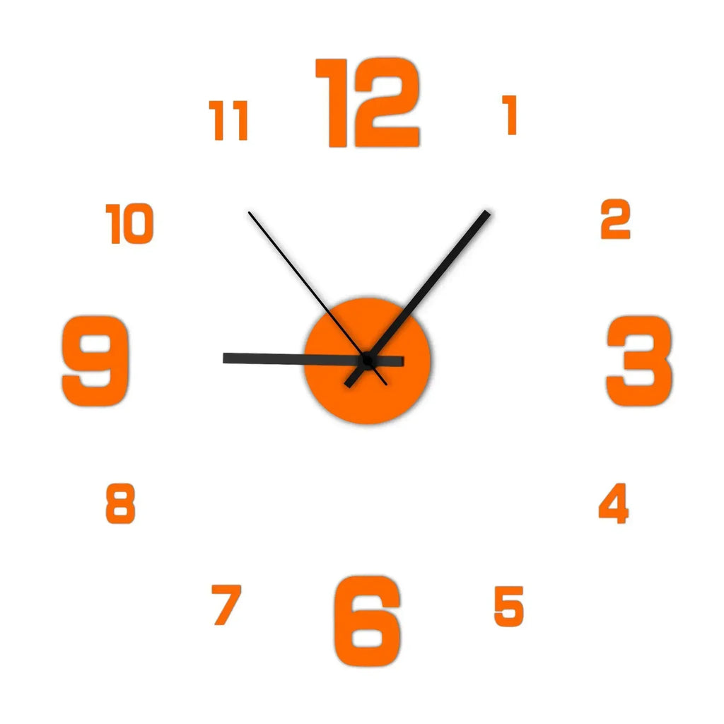 DIY Modern Design Large Wall Clock Fashion Decorative Living Room Wall Clock Home Decoration Clocks Decor Decoration for Bedroom