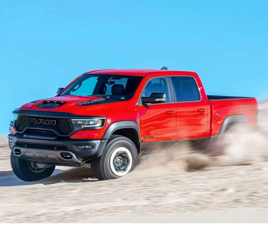 KM Thunder Dodge Tyrannosaurus RAM 1500 Simulation 1/8 Remote Control Electric 4WD Climbing Vehicle Pickup Off road Vehicle