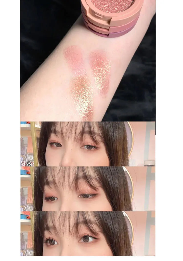 Tri-Color Eye Shadow, Matte Create Multi-Layered Eye Makeup