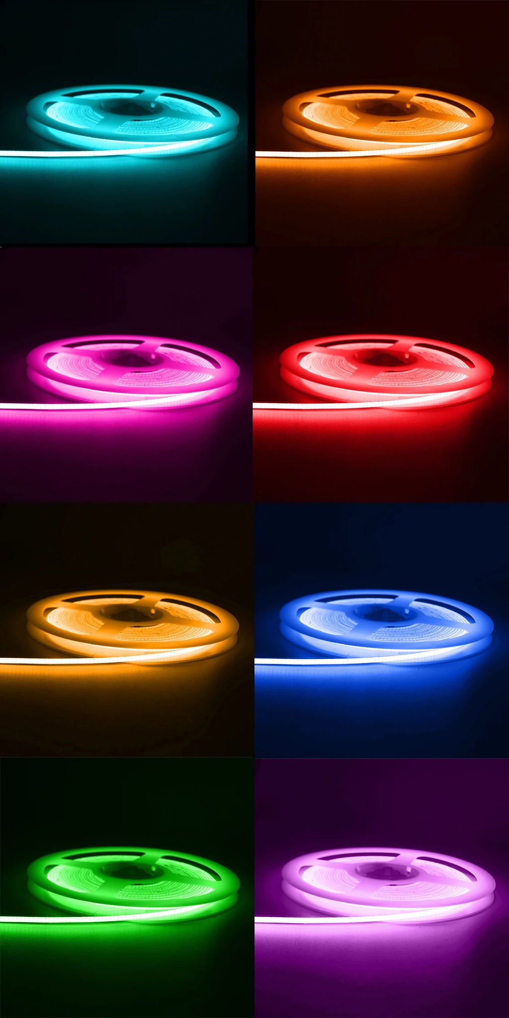 USB 5V COB LED Strip Lights 2.7mm Very Thin Multicolor 480LEDs 1m 2m For Computer Indoor Linear Tape Lights Flexible Convenient
