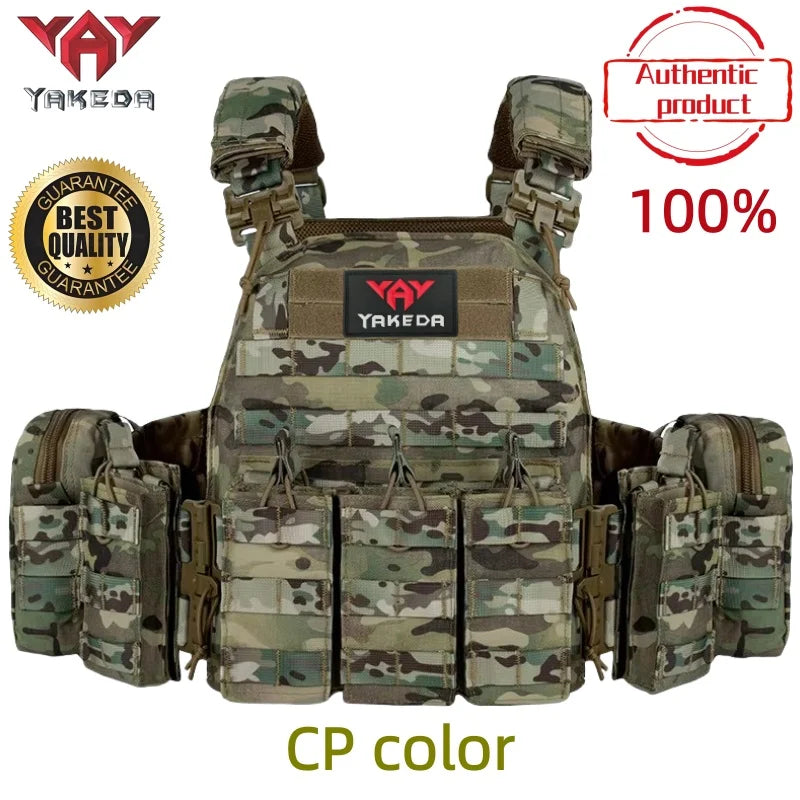 YAKEDA Quick disassembly training vest, detachable and expandable, comfortable, breathable, wear-resistant and tear resistant