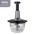 Handheld Vegetable Chopper Multifunction Kitchen Tool for Garlic Ginger Mincing Dicing Slicing with Large Capacity Container