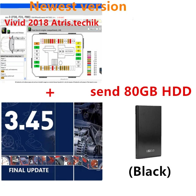 2023 Hot Newest Version Autodata 3.45 Auto Repair Software Auto-Data 3.45 Car Software Information Auto Data Install Video Guide