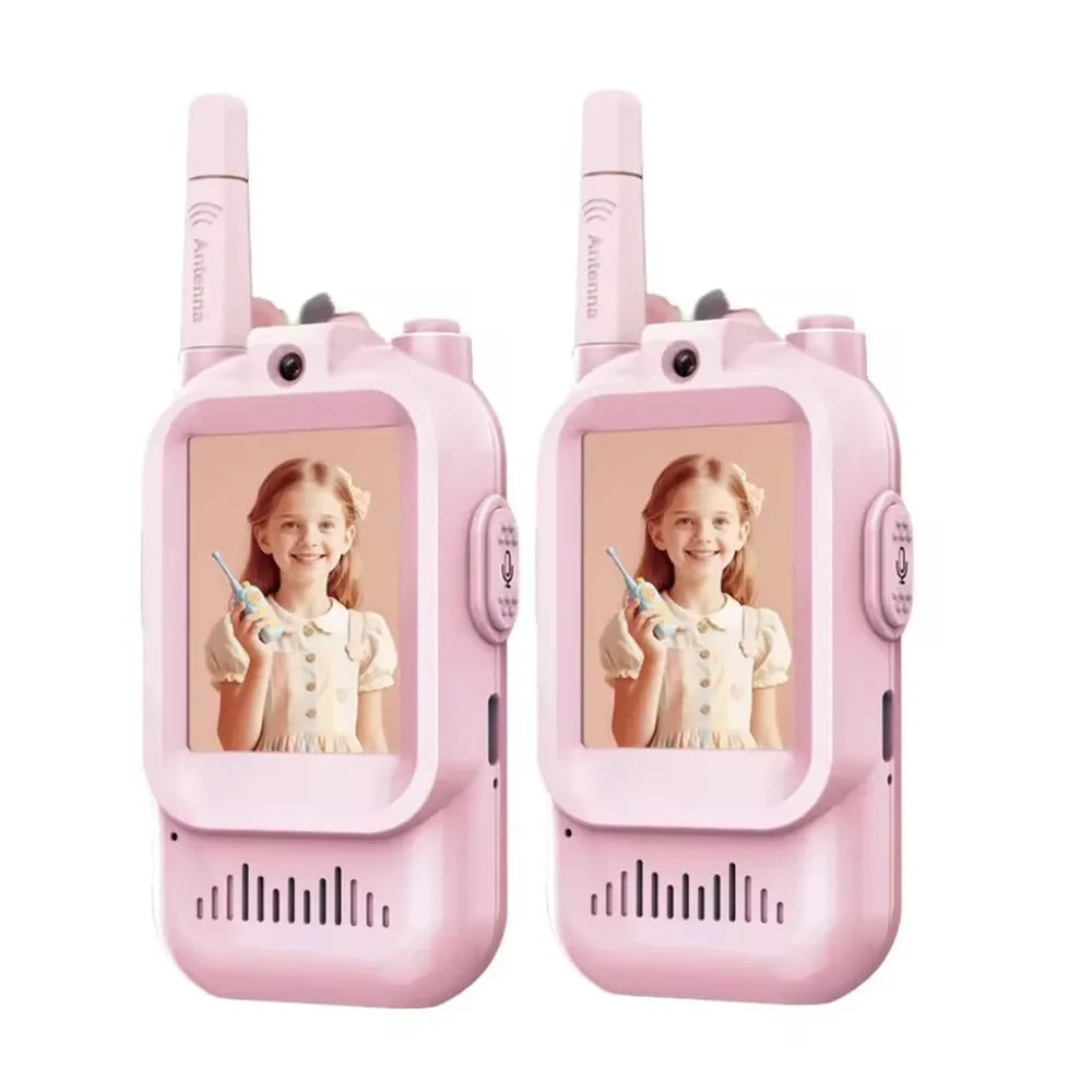Kids Walkie Talkies Packs Long Range Two Way Radio with Clear Sound for Boys Girls Age 3-12 Outdoor Camping Hiking Adventure Toy
