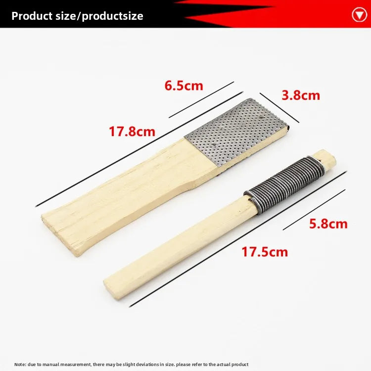 Bicycle tire repair tools: tire grinder, repair patching tool, wooden file, electric motorcycle universal tool