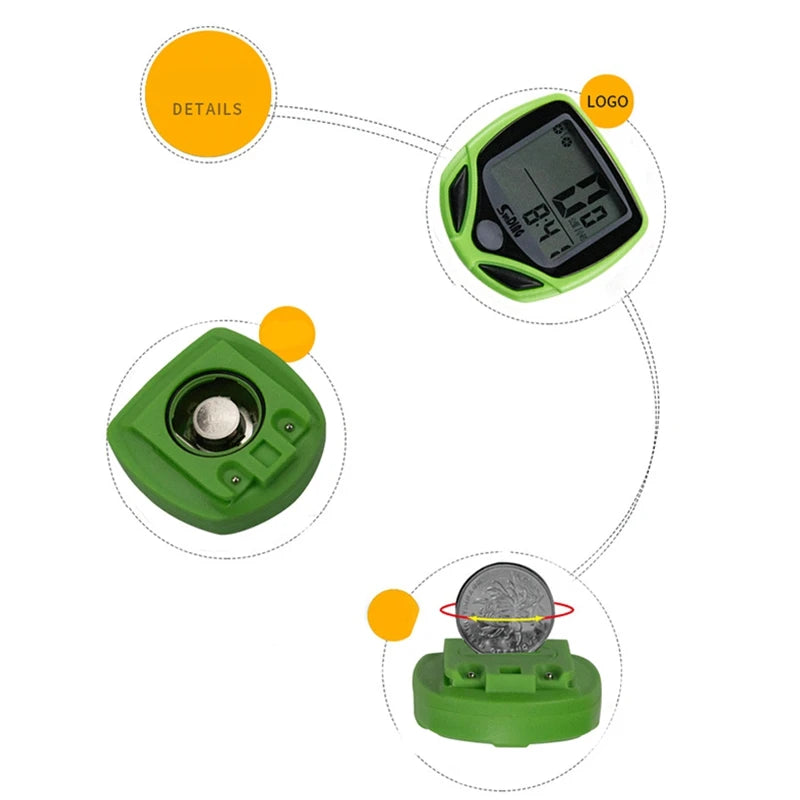 LCD Digital Bikes Computers Waterproof Wired Stopwatch Bicycle Speedometer Sensors Cycling MTB Bike Sports Odometer Computers