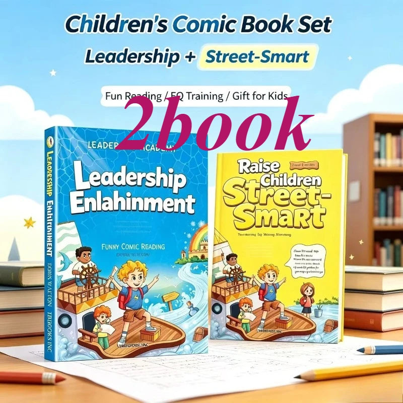 Kids Comic Enlightenment Books Children Leadership Street-Smart Growth Educational Picture Book Parent-child Reading Gift
