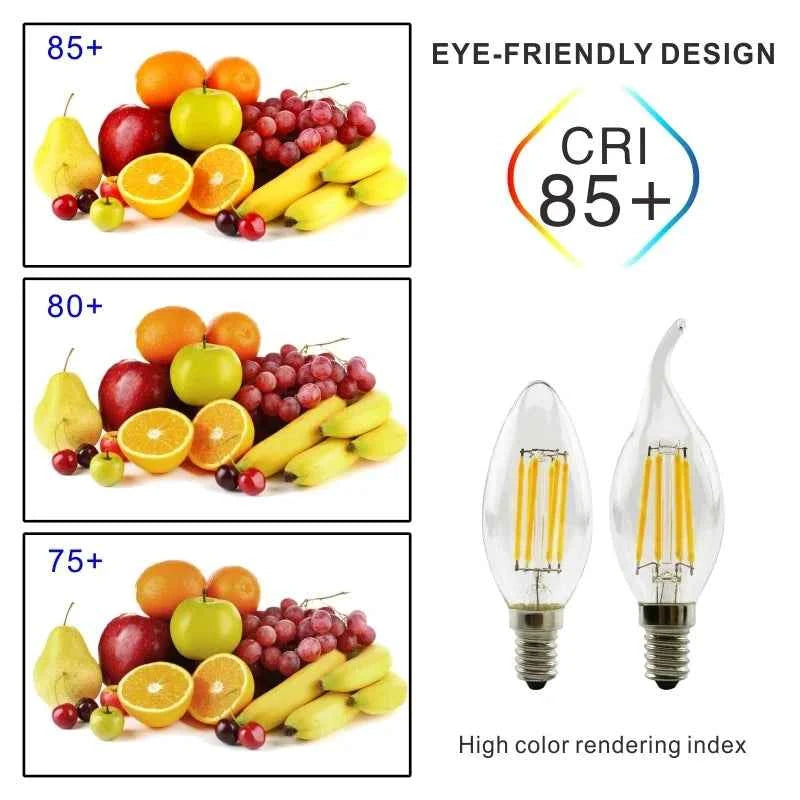 LED Retro Edison Bulb E14 E27 AC 220V 2W 4W 6W 8W Vintage Glass Lamp C35 G45 A60 ST64 G80 G95 G125 Led Filament Light Home Decor