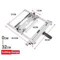 Electricity Circular Saw Trimmer Machine Guide Positioning Cutting Board Tools Woodworking Router Machine Multifunction Tools