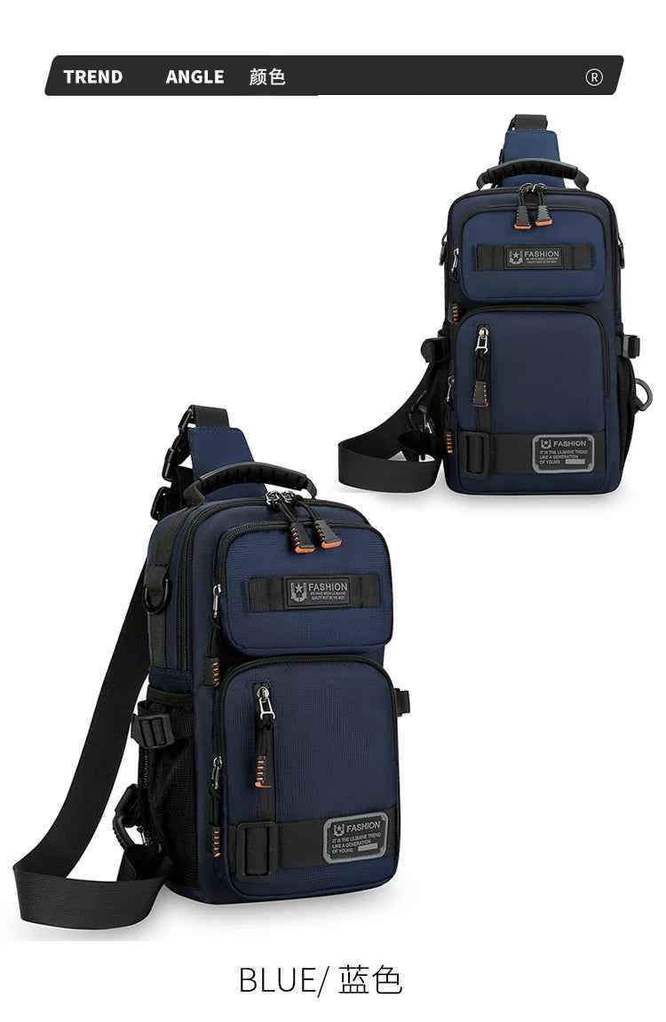 Fashion Men's Waist Packs Chest Bag High Quality Oxford Crossbody Bags For Men Fashion Casual Men Bag Handbag Male Chest Pack