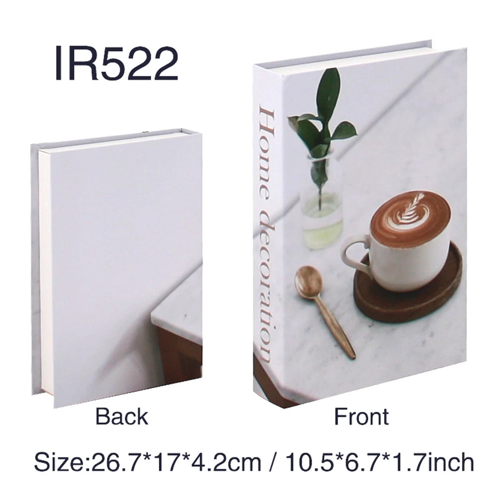 Home Decor Fake Books Coffee Table Books Ornaments Living Room Decoration Luxury Fake Books Storage Box Aesthetic Decoration