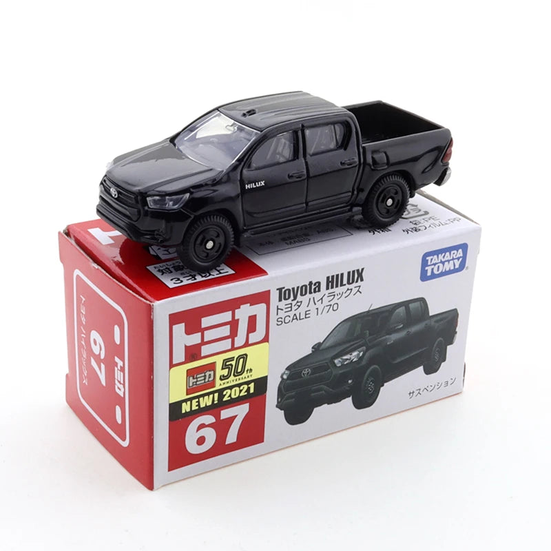 Takara Tomy Tomica No.21-No.40 Toyota Hilux 1/70 Diecast Metal Diecast Automotive Model Ornaments Cas Toys Gift Decorations