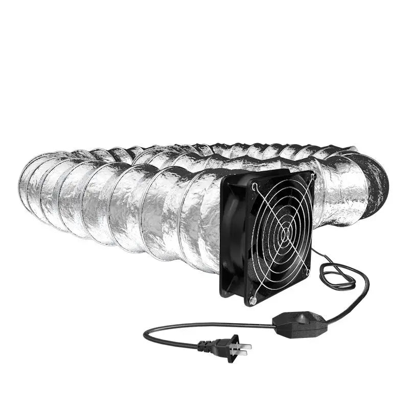 Adjustable Speed Solder Smoke Absorber ESD Fume Extractor Fan Pipe Duct Exhuast Fan with 2M Pipe Tub Ventilation Fan