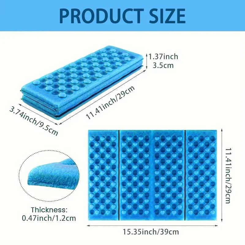 Honeycomb Massage Mat Fold XPE Cushion Outdoor Hiking Camping Training Park Foldable Pillow Picnic Sitting Moisture-proof Pad