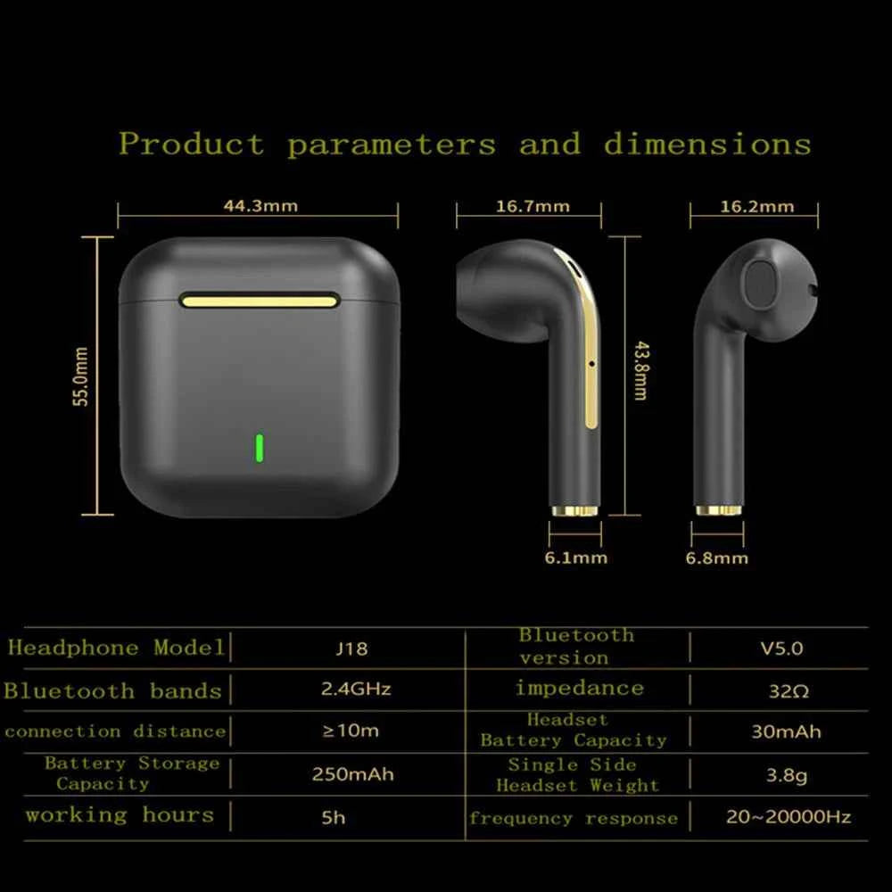 TWS Wireless Bluetooth 5.3 Earbuds – Noise Cancelling