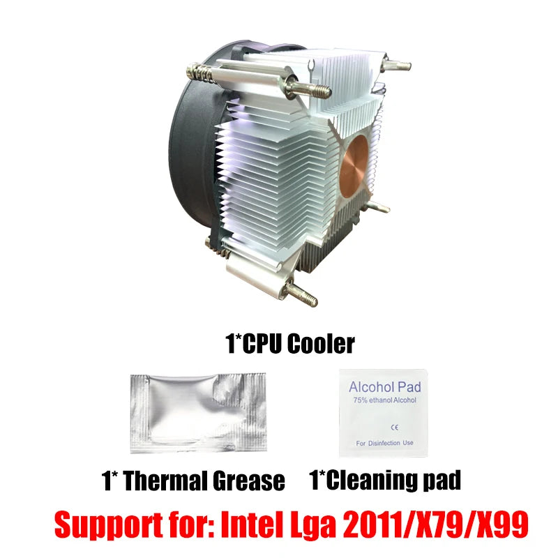 90MM CPU Air Cooler 4PIN PWM PC Processors CPU Cooler for Intel 1150/1151/1155/1156/1700/1200/1366/2011/2011-3/X99/X79