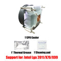 90MM CPU Air Cooler 4PIN PWM PC Processors CPU Cooler for Intel 1150/1151/1155/1156/1700/1200/1366/2011/2011-3/X99/X79