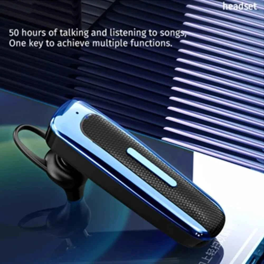 Ear Hook E1 Bluetooth Earphones with Mic | Hands-Free Business Headphones for Music Listening