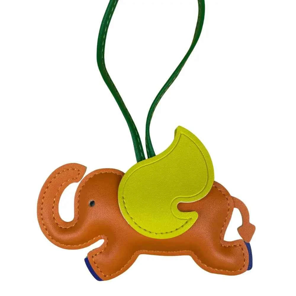 Elephant Bag Charm - Multi-Color Horse Charm Accessory for Purse, Backpack & Keys