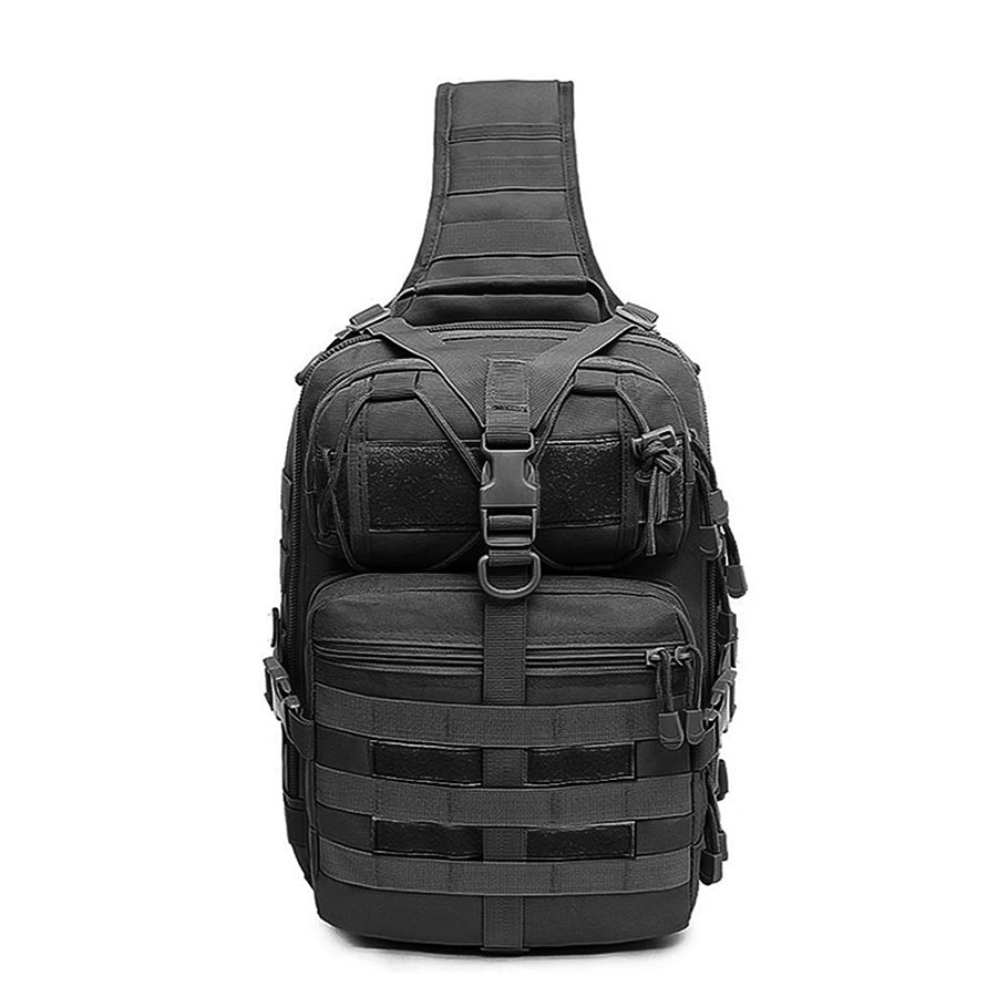 Tactical Military Sling Backpack Small Sling Rover Shoulder Bag Molle Outdoor Camping Daypack Backpack With Adjustable Strap