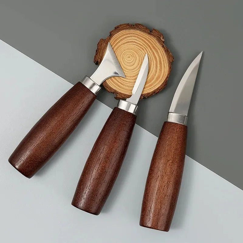 5pcs/Set Tools for Wood Carving Chisel,Woodworking Cutter Hand Tool Set,Professional Wood Carving Knife DIY Peeling Woodcarving