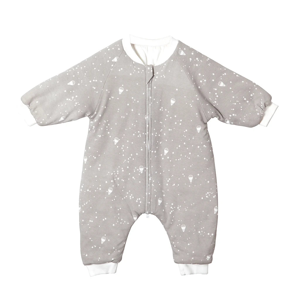Baby Sleeping Bag Cute Girls Winter Warm Baby Sleepsack With Feet 1-4Years Kids Growth Blanket Sleepwear Children'S Sleeping Bag