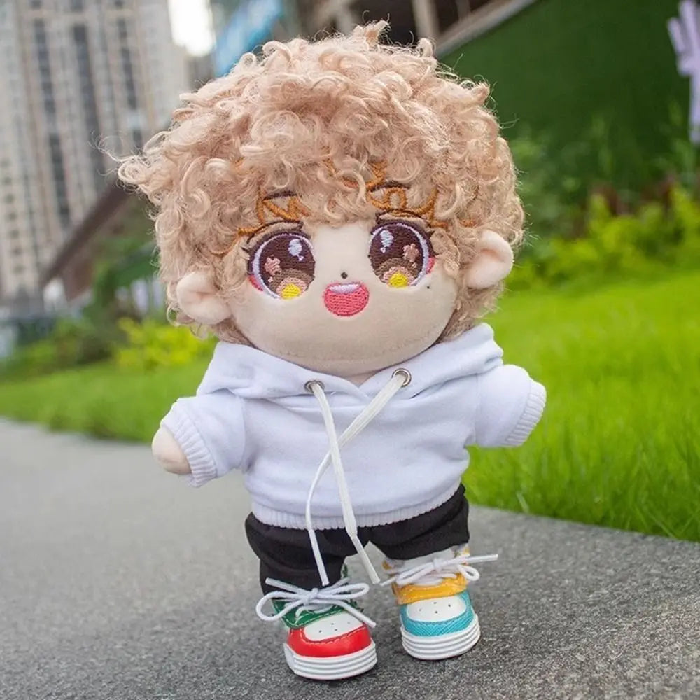 New Multicolor Handmade Hoodies For 10cm Cotton Dolls Fashion Casual Wear Sweatshirt Outfits Cute Dolls Tops Dolls Accessories