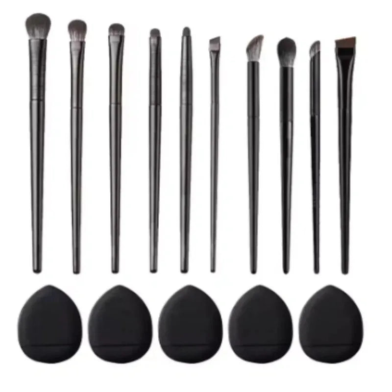 Set Eye Makeup Smudge Undercover Eyeliner Blade Eye Detail Small Makeup Brushes Eye Soft Bristle Eyeshadow Brushes 10-piece