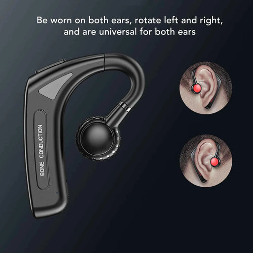Bone Conduction Earbuds Stereo  5.0 Multifunctional Hands  Wireless Earpiece for Deaf  Earpiece