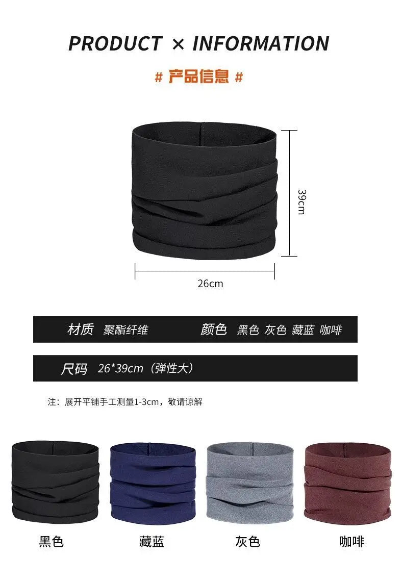 New Neck Cover Cycling Scarf Neck Protection Small Scarf Men's Face Mask Outdoor Windproof Scarves Party Gift