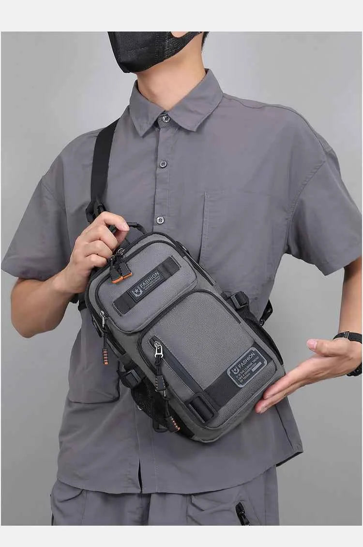 Fashion Men's Waist Packs Chest Bag High Quality Oxford Crossbody Bags For Men Fashion Casual Men Bag Handbag Male Chest Pack