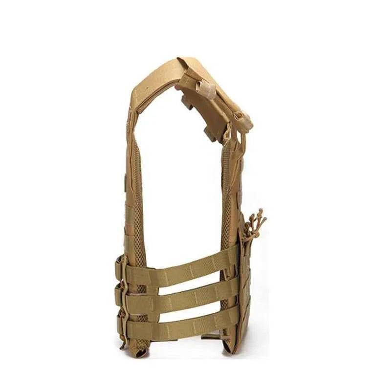 JPC Molle Plate Carrierr Lightweight Tactical Vest With EVA Foam Board CS Game Jungle Security Equipment Wearing Hunting Vest