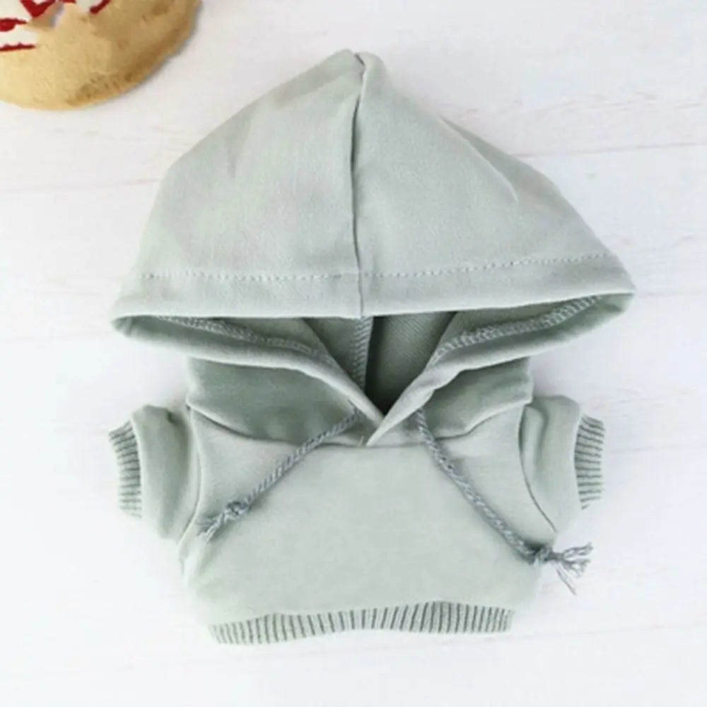 New Multicolor Handmade Hoodies For 10cm Cotton Dolls Fashion Casual Wear Sweatshirt Outfits Cute Dolls Tops Dolls Accessories