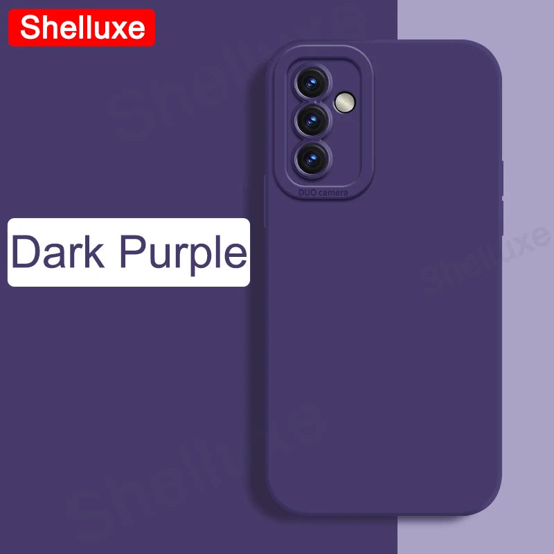 A54 A55 A56 Case Shelluxe Square Liquid Silicone Soft Cases For Samsung Galaxy A56 A55 A54 A52 s A52s A53 Silky Feel Phone Cover