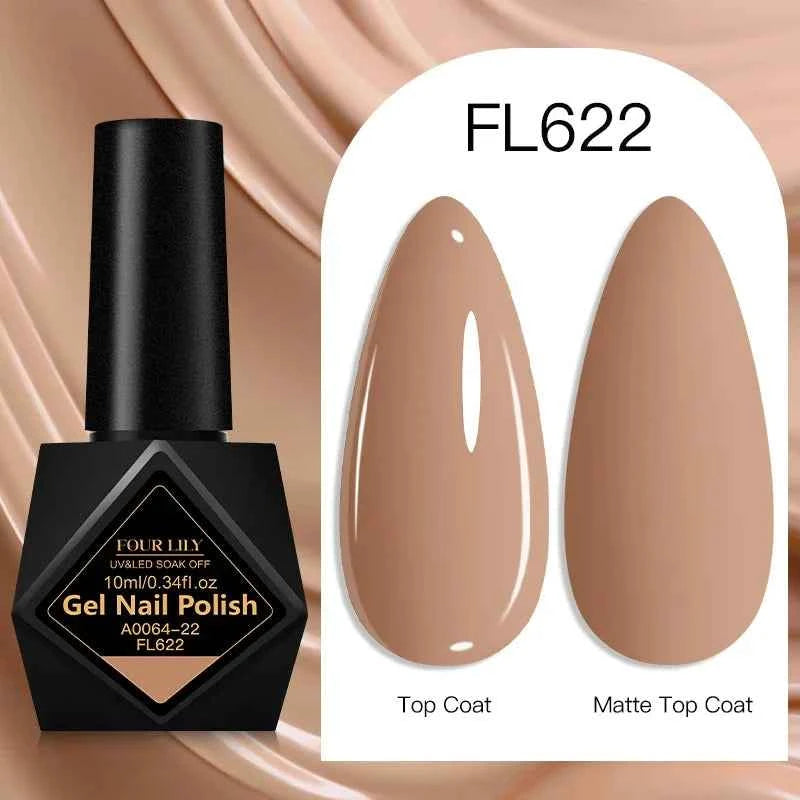 10ml Gel Nail Polish 162 Colors Nail Supplies Vernis Semi Permanent Nail Art Manicure Soak Off LED UV Gel Nail Varnishes Summer