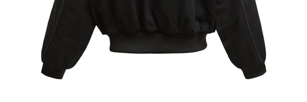 Y2K New American Cleanfit Fur Collar Imitation Mink Fur Hooded Cotton-padded Jacket Men Gothic Retro Hip-hop Short Tooling Coat