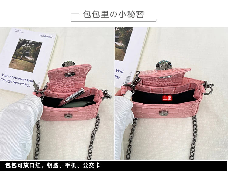 Best Superstar Show Original Diaper Bag, Retro Textured Leather, High-End Minimalist Crossbody Handbag For Party