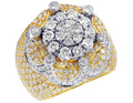 High on Demand Luxury Moissanite Cocktail Ring for Men Women Wedding Concert Club and Street Fashion Available at Price