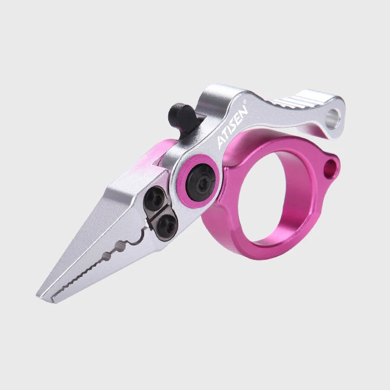 Outdoor fishing tools aluminum alloy fishing pliers sharp cutting mini easy to carry fishing tools Lure fishing pliers