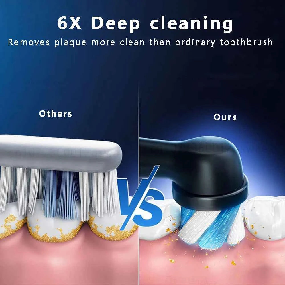 Rechargeable Electric Toothbrush – 5 Modes, Smart Timer